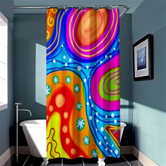 Abstract-tekstur Shower Curtain 36  X 72  (stall)  by nateshop