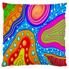 Abstract-tekstur Standard Flano Cushion Case (two Sides) by nateshop