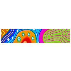 Abstract-tekstur Small Flano Scarf