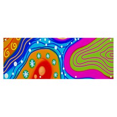 Abstract-tekstur Banner And Sign 8  X 3 