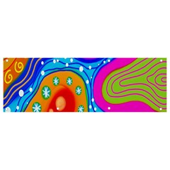 Abstract-tekstur Banner And Sign 9  X 3 