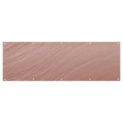 Background-pink Soft Banner And Sign 12  X 4 