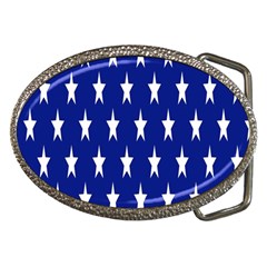 Banner-star Blue Belt Buckles by nateshop