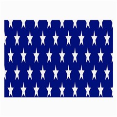 Banner-star Blue Large Glasses Cloth (2 Sides) by nateshop