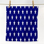 Banner-star Blue Face Towel Front