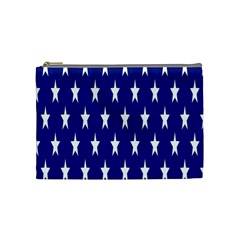 Banner-star Blue Cosmetic Bag (medium)