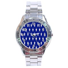 Banner-star Blue Stainless Steel Analogue Watch by nateshop