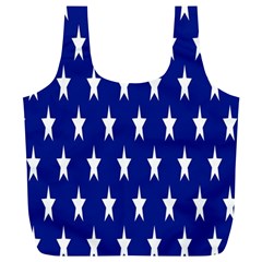 Banner-star Blue Full Print Recycle Bag (xl) by nateshop