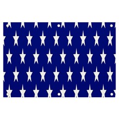 Banner-star Blue Banner And Sign 6  X 4 