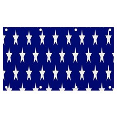 Banner-star Blue Banner And Sign 7  X 4 