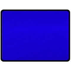 Blue Double Sided Fleece Blanket (large) 