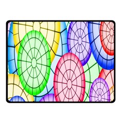 Circles-calor Fleece Blanket (small)