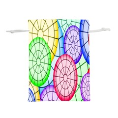 Circles-calor Lightweight Drawstring Pouch (m) by nateshop