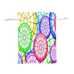 Circles-calor Lightweight Drawstring Pouch (l) by nateshop