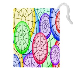 Circles-calor Drawstring Pouch (4xl) by nateshop