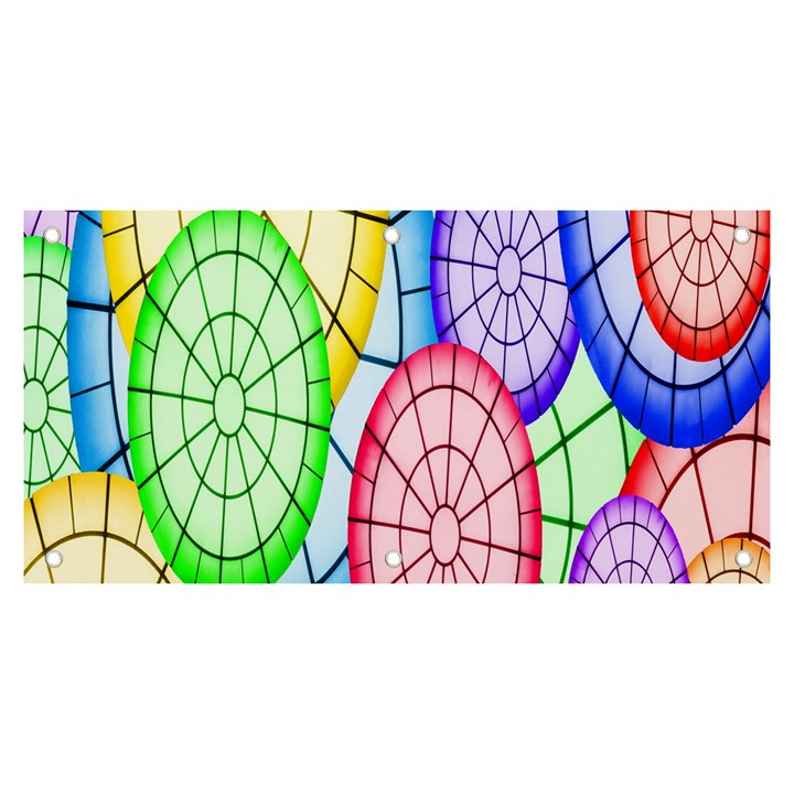 Circles-calor Banner and Sign 6  x 3 