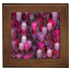 Cube-surface Framed Tile by nateshop