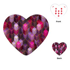 Cube-surface Playing Cards Single Design (heart) by nateshop