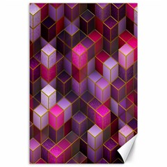 Cube-surface Canvas 24  X 36  by nateshop