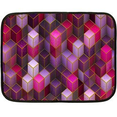 Cube-surface Fleece Blanket (mini) by nateshop