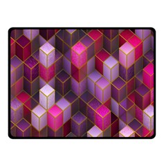 Cube-surface Fleece Blanket (small)