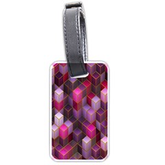 Cube-surface Luggage Tag (one Side) by nateshop