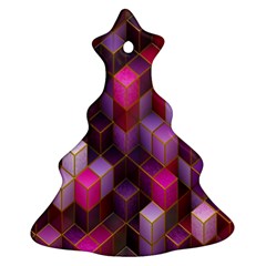 Cube-surface Christmas Tree Ornament (two Sides) by nateshop