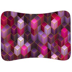 Cube-surface Velour Seat Head Rest Cushion by nateshop