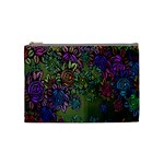 Flowers Cosmetic Bag (Medium) Front