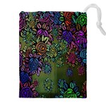 Flowers Drawstring Pouch (4XL) Front