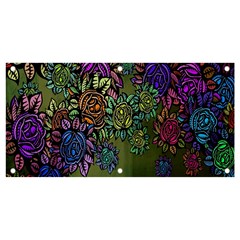 Flowers Banner And Sign 4  X 2 