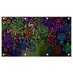 Flowers Banner and Sign 7  x 4  Front