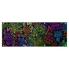 Flowers Banner And Sign 8  X 3 