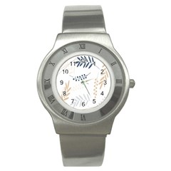 Flower-white Stainless Steel Watch by nateshop