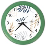 Flower-white Color Wall Clock Front