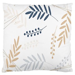 Flower-white Standard Flano Cushion Case (one Side) by nateshop