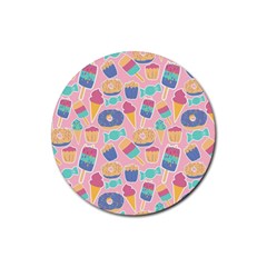 Ice-cream Rubber Coaster (round) by nateshop