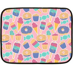 Ice-cream Double Sided Fleece Blanket (mini)  by nateshop