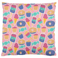 Ice-cream Large Cushion Case (one Side) by nateshop