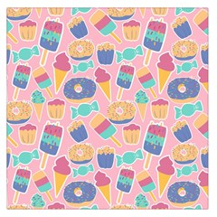 Ice-cream Square Satin Scarf (36  X 36 ) by nateshop