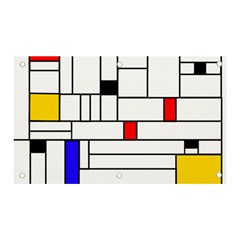 Illustration Geometric Abstract Plates Mosaic Banner And Sign 5  X 3  by Wegoenart