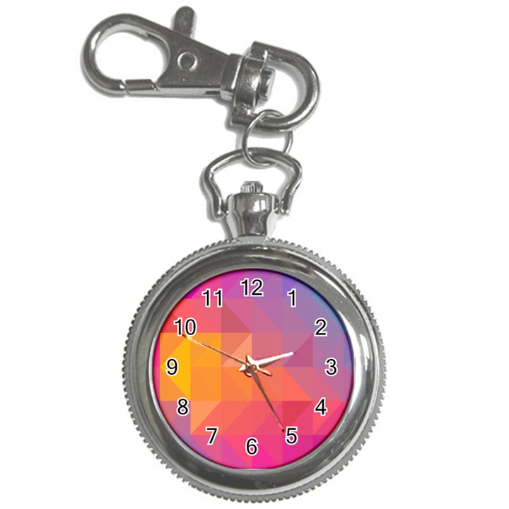 Illustration Geometric Pattern Design Graphic Key Chain Watches