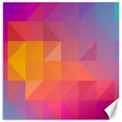 Illustration Geometric Pattern Design Graphic Canvas 20  X 20  by Wegoenart