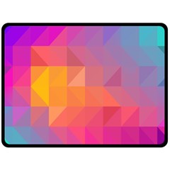 Illustration Geometric Pattern Design Graphic Fleece Blanket (large)  by Wegoenart