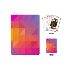 Illustration Geometric Pattern Design Graphic Playing Cards Single Design (mini) by Wegoenart