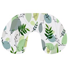 Leaves Travel Neck Pillow by nateshop