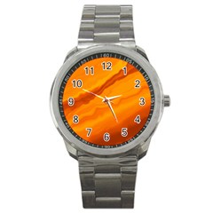 Abstract Painting Background Art Sport Metal Watch by Wegoenart