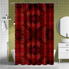 Maroon Shower Curtain 48  X 72  (small)  by nateshop