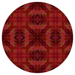 Maroon Round Trivet