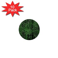 Matrix 1  Mini Buttons (10 Pack)  by nateshop